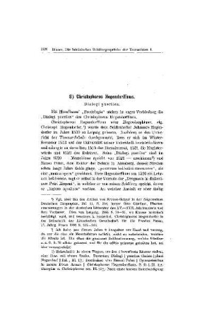 Christophorus Hegendorffinus : [die lateinischen Schülergespräche der Humanisten]