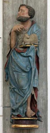 Drei Heiligenskulpturen zu Radheim — Johannes Baptista
