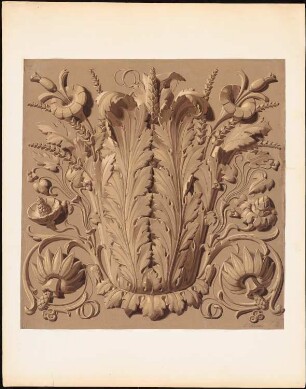 Dekorationsstudien: Vegatabiles Ornament