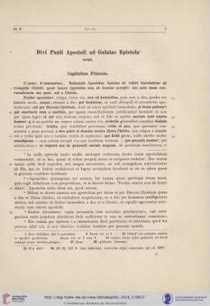 Capitulum Primum