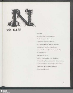 N wie Nase