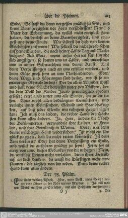 Der 78. Psalm