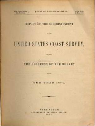 House documents. [276,14.] 1874/75 = Congress 43, Sess. 2