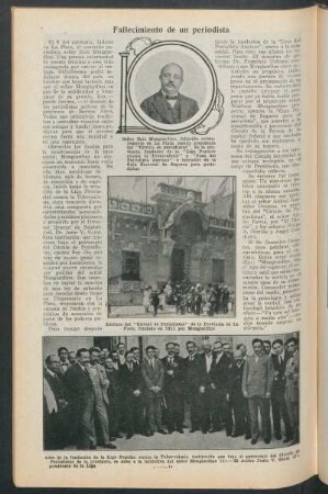 Fallecimiento de un periodista