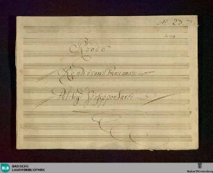 Olimpiade. Excerpts - Don Mus.Ms. 1722 : S, orch