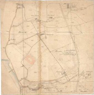 Thiersch, August ; Kempten / Allgäu (Bayern); Ausgrabungen - Lageplan