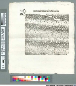 Von gottes genaden Wilhelm unnd Ludwig gebrüeder Pfalntzgraven bey Rhein, Hertzogen in Obern unnd Nidern Bayrn [et]c. (U)nnsern grues ... wöllen wir Eüch nit pergen ..., das der Türck ... in dem anzug für Wien sey ... Bevelhen wir Eüch ..., das Ir ... Mustern ... wöllet. Dergestallt, ... das Ir mit ... unnsern Haubtleüten an das ortt, dahin wir Eüch beschaiden werden, ziehen ... wellet ...