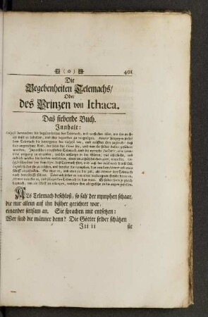 Das siebende Buch.