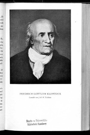 Friedrich Gottlieb Klopstock Gemälde von J. H. Tischbein