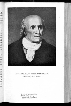 Friedrich Gottlieb Klopstock Gemälde von J. H. Tischbein