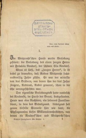 Ein Räthsel : Roman von Sophie Junghans, 1