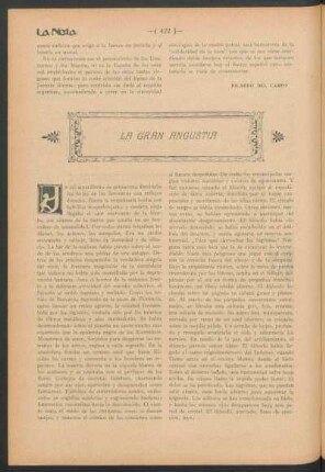 La gran angustia