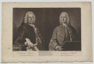 Doppelbildnis des Samuel Buck und des Nathaniel Buck