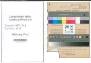 Entnazifizierung Paul Niessing , geb. 02.08.1903 (Angestellter)