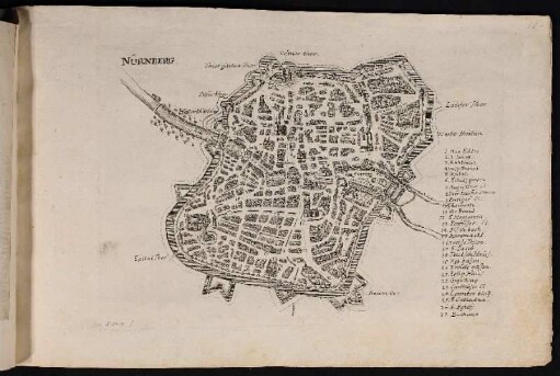 Nürnberg. - Nürnberg, Stadtplan