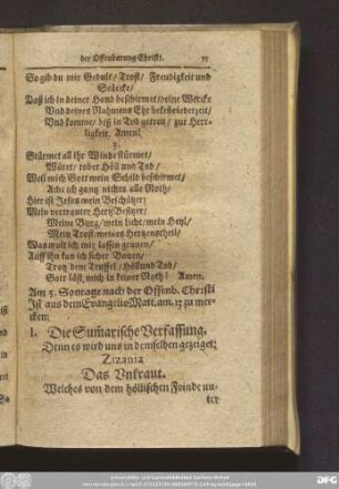 Am 5. Sontage nach der Offenb. Christi