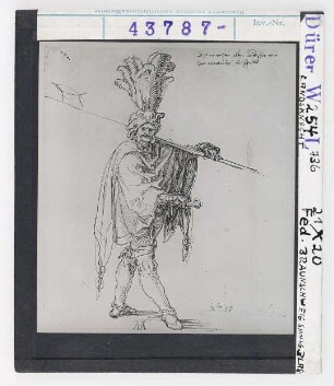 Albrecht Dürer: Landsknecht. Braunschweig