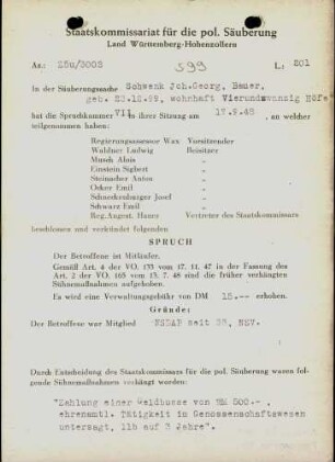 Schwenk, Joh. Georg