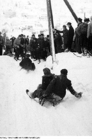 Altenberg, 2. Wintersportmeisterschaften des Landes Sachsen, Volkssport, Ablegen des Wintersport-Abzeichens, 16.-21. Januar 1951