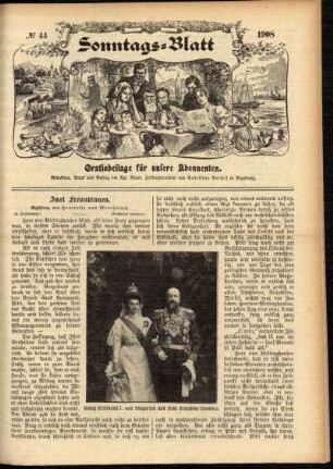 Ausgabe vom Sonntag, den 01. November 1908.