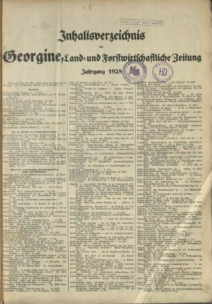 Georgine : Zeitschrift der Landesbauernschaft Ostpreußen