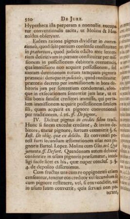 520-529, Articulus I. Eadem ratione pignus dividitur in conventionale, ...
