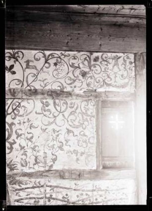 Badhaus im Klosterhof; Bemalte Wand