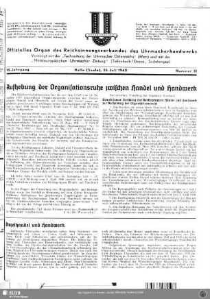 Einzelhandel und Handwerk