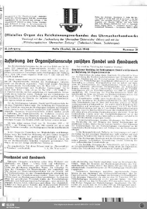 Einzelhandel und Handwerk