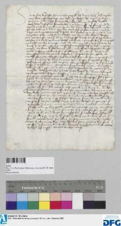 Daniel Ulmers Abschied in Cristoffel Nurembergers Sache (Westfälisches Gericht).