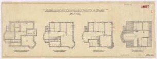 Aufmessung des Landhauses Charlotte in Oybin [Erholungsheim Oybin]