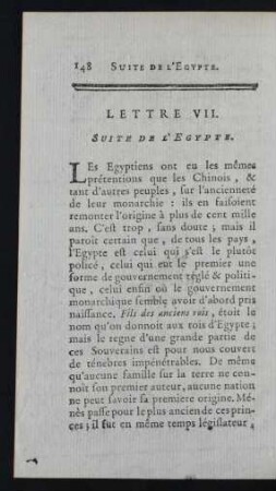 Lettre VII. Suite De L'Egypte.