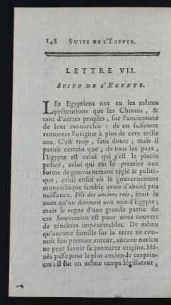 Lettre VII. Suite De L'Egypte.