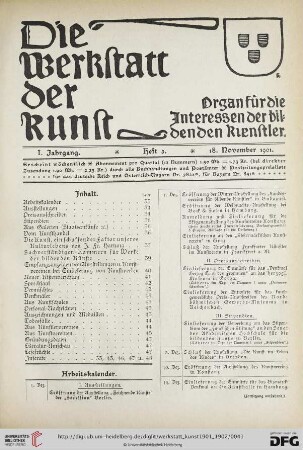 Inhalt / Arbeitskalender / Ausstellungen / Preisausschreiben / Stipendiem / Aus Galerien (Staatsankäufe etc.) / Vom Kunsthandel