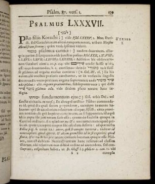 Psalmus LXXXVII.