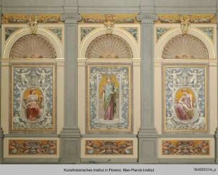 Ausmalung des Treppenhauses im Palazzo Grifoni Budini Gattai : Weibliche Allegorien