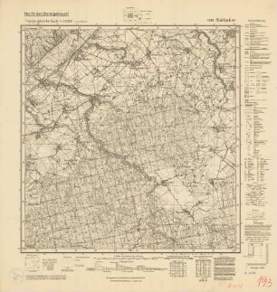 1298 (alte Nr.: 193) Stablacken, Topographische Karte 1:25000 (4-cm - Karte)