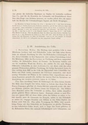 §. 59. Ausstattung der Cella.