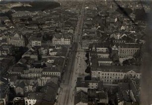 Luftbildaufnahmen von Karlsruhe. Innenstadt - Westliche Innenstadt