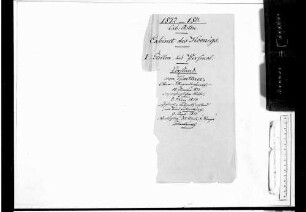 Vorstand von Gärtner (Gaerttner) (1872-1883)
