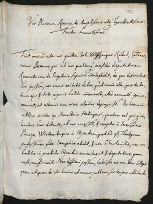 2 lat. Briefe, Tübingen 1686–1688