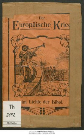 der Europäische Krieg : Im Lichte der Bibel