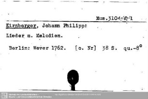 Kirnberger, Johann Philipp