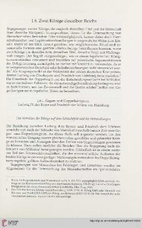 1.6. Zwei Könige desselben Reichs