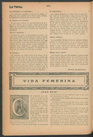 Vida femenina : ¿Por que?