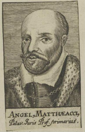 Bildnis des Angelus Matthaeccius