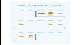 Guidelines for a BLENDED REMOTE INTERNSHIP in IT companies