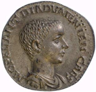 Münze, Denar, 217 - 218