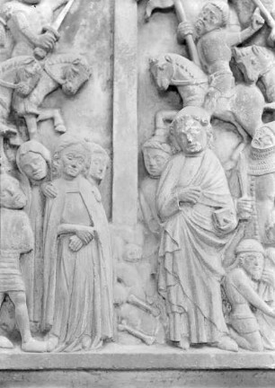 Maria und Johannes unter dem Kreuz Christi