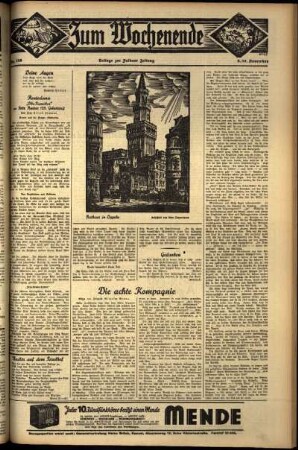 Dritte Ausgabe vom Samstag, den 09. November 1935.